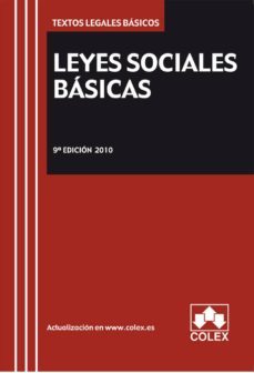 leyes sociales basicas (9ª ed.)-9788483422564