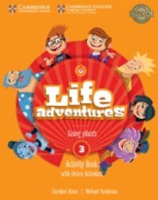 life adventures activity book with home booklet and online activities level 3 going places 3º educacion primaria-9788490361764