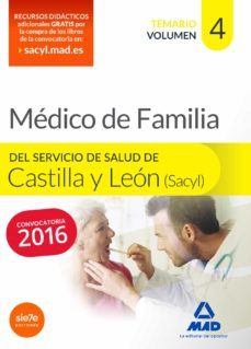 medico especialista en medicina familiar y comunitaria del servicio de salud de castilla y leon (sacyl). temario volumen iv-rocio clavijo gamero-9788490934364