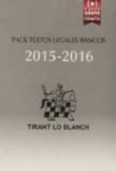 pack textos legales basicos 2015-2016 (codigo civil;codigo penal y ley penal del menor; ley de enjuiciamiento criminal y ley de-9788491192664