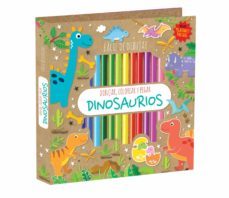 dibujar, colorear y pegar dinosaurios-9788491788164