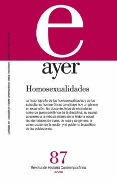 ayer 87. homosexualidades-9788492820764