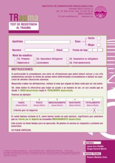 trauma (hoja de respuestas)-javier escorial martin, sergio urra portillo-9788497274364