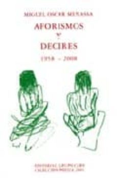 aforismos y decires (1958-2008)-9788497550864