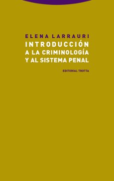 introduccion a la criminologia y al sistema penal-9788498797664