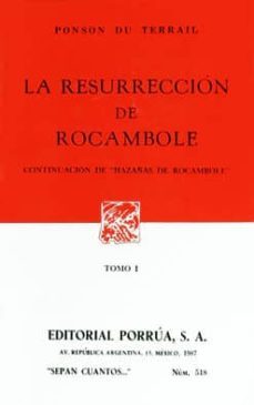 la resurreccion de rocambole (t. i)-pierre alexis ponson du terrail-9789684521964