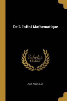 de l infini mathematique-9780270629774