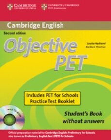 objective pet (2nd ed.): for schools: pack without answers (stude nt s book with cd-rom and for schools practice test booklet)-9780521168274
