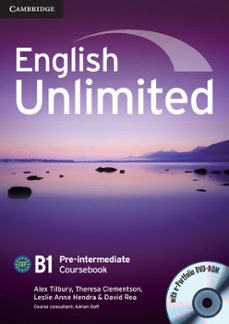 english unlimited pre-intermediate coursebook with e-portfolio (solo portugal)-9780521697774
