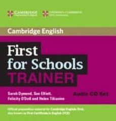 first for schools trainer: audio cds (3)-sarah dymond-sue elliott-9781107692374