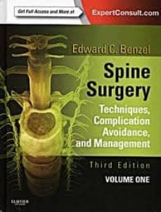 spine surgery, 2-volume set, techniques, complication, avoidance and management, expert consult: online and print (3rd ed.)-9781437705874