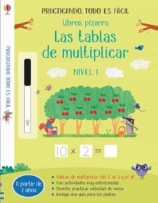 libros pizarra tablas de multiplicar: practicando todo es facil-9781474967174