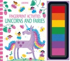 fingerprint activities unicorns and fairies-fiona watt-9781474997874