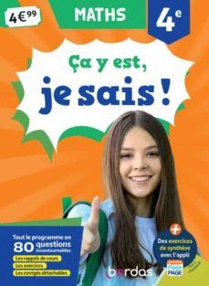 ça y est, je sais ! maths 4e-9782047359174