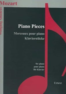 mozart. piano pieces. morceaux pour piano-wolfgang amadeus mozart-9783741914874