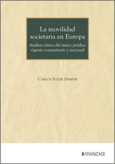 la movilidad societaria en europa-carlos soler samper-9788410852174