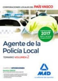 agente de la policia local del pais vasco. temario volumen 2-9788414209974