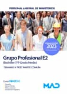 personal laboral de ministerios grupo profesional e2 (bachiller/fp grado medio).-9788414272374