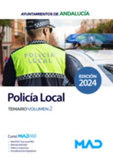 policia local de andalucia. temario volumen 2-9788414288474