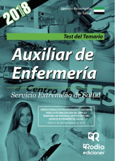 auxiliar de enfermeria del servicio extremeño de salud. test del temario-9788416963874