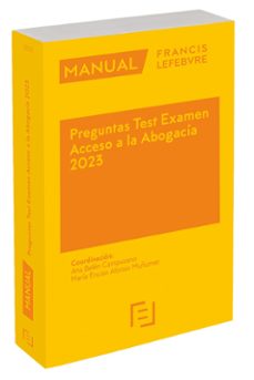 manual - preguntas test examen acceso a la abogacia 2023-9788418899874