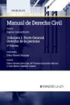 manual de derecho civil vol. 1 parte general de derecho civil. derecho de la persona-9788419905574