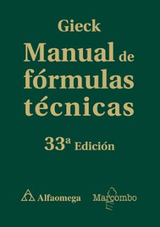 manual de fórmulas técnicas (33ª ed.)-reiner gieck-9788426725974