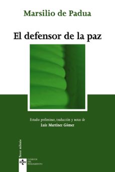 el defensor de la paz (2ª ed.)-marsilio de padua-9788430948574