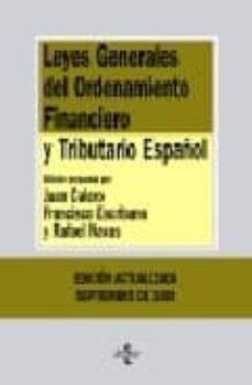 leyes generales del ordenamiento financiero y tributario español (3ª ed.)-9788430949274