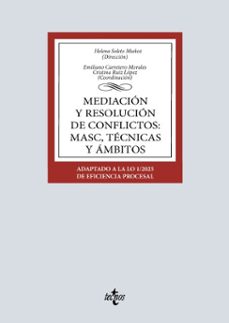 mediación y resolución de conflictos: masc, técnicas y ámbitos (ebook)-helena soleto muñoz-9788430993574