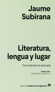 literatura, lengua y lugar (ebook)-jaume subirana-9788433947574