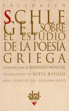 sobre el estudio de la poesia griega-9788446006374