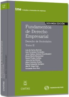 fundamentos de derecho empresarial, tomo ii  (2ª ed.)-9788447041374