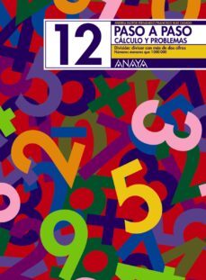 paso a paso 12: calculo y problemas: division-andrea pastor-francisco ruiz casado-9788466713474