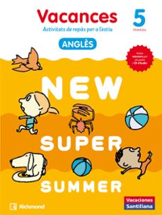 new super summer 5º educacion primaria sb+cd catalan-9788466823074