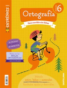 entrenate. cuaderno ortografia 6 primaria-9788468013374