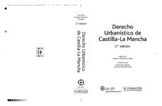 derecho urbanistico de castilla la mancha (2ª ed.)-9788470525674