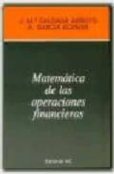 matematica de las operaciones financieras-9788472881174
