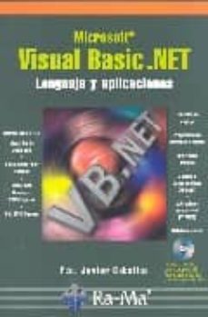microsoft visual basic.net: lenguaje y aplicaciones (incluye cd-r om)-9788478976874