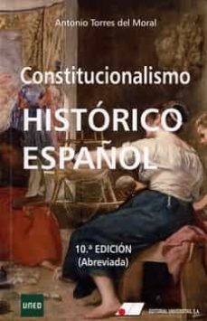 constitucionalismo historico español-9788479915674