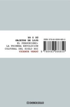 yo y tu, objetos de lujo-vicente verdu-9788483463574
