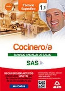 cocinero/a del servicio andaluz de salud. temario especifico volumen 1-9788490932674