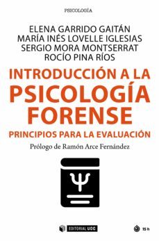 introduccion a la psicologia forense. principios para la evaluacion (ebook)-9788491809074