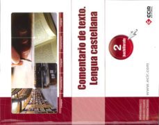 lengua comentario texto 2º bachillerato-9788498265774
