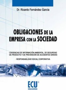 obligaciones de la empresa con la sociedad (ebook)-9788499488974