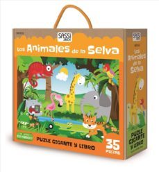 animales de la selva (libro y puzle gigante)-9789461887474