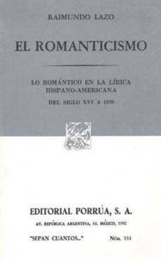 el romanticismo-r. lazo-9789684323674