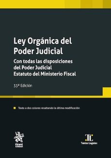 Imagen Principal de LEY ORGÁNICA DEL PODER JUDICIAL (33ª EDICIÓN)