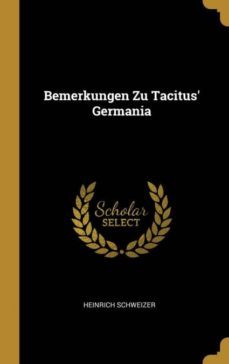 bemerkungen zu tacitus germania-9780353741584