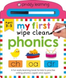 my first wipe clean: phonics-priddy books-9781838993184